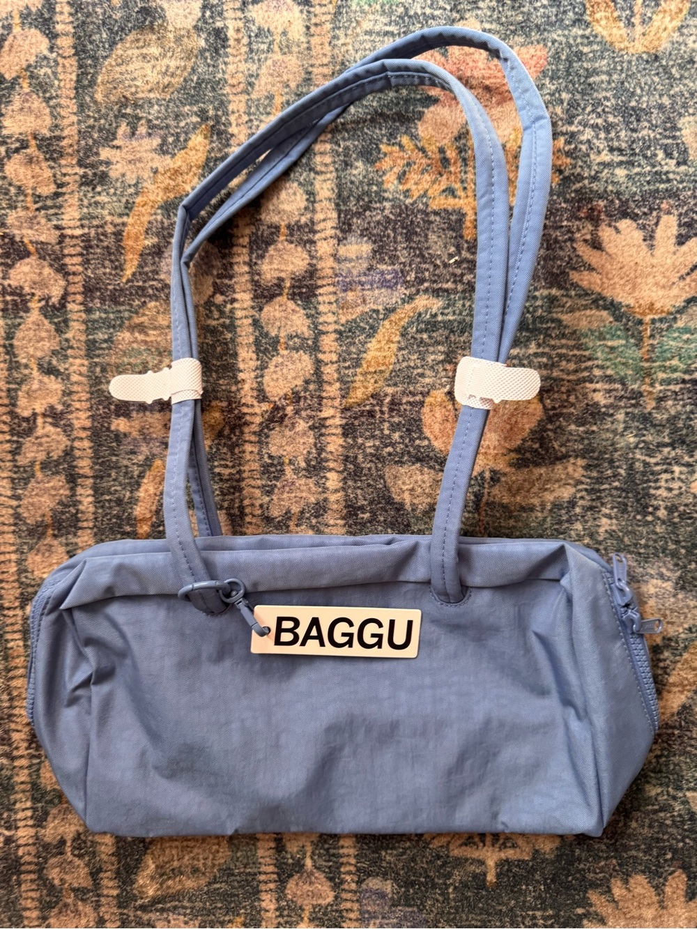 BAGGU Steel Blue Bowler Bag UO Exclusive